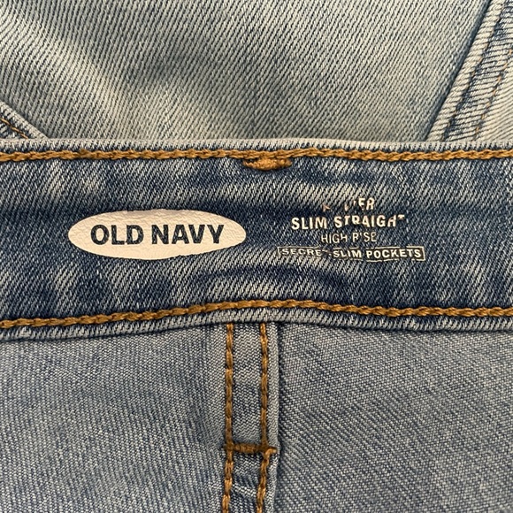 201. Old Navy Super Slim Straight Hi Rise, Size 16 Tall, good used condition - Picture 5 of 6